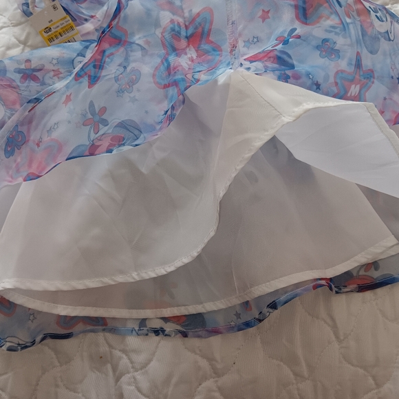 minnie mouse dress, blue with white, princess style, for 1 year - Picture 3 of 5